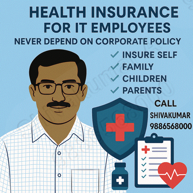 Health Insurance for IT employees, Personal Health Insurance, IT Employee Insurance, Corporate Policy Limitations, Inadequate Coverage, Health Protection, Family Health Plan, Self Insurance, Children’s Health Insurance, Parents Medical Cover, Emergency Medical Costs, Individual Health Policy, Financial Security, Health Crisis Preparedness, Long-Term Coverage, Corporate Policy Gaps, Employee Wellness, Affordable Premiums, Customized Coverage Insurance Independence, Critical Illness Cover,